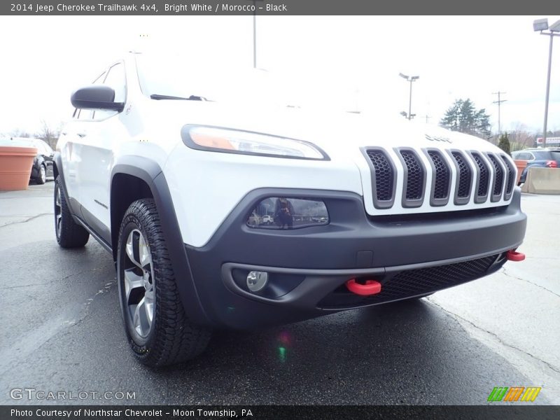 Bright White / Morocco - Black 2014 Jeep Cherokee Trailhawk 4x4