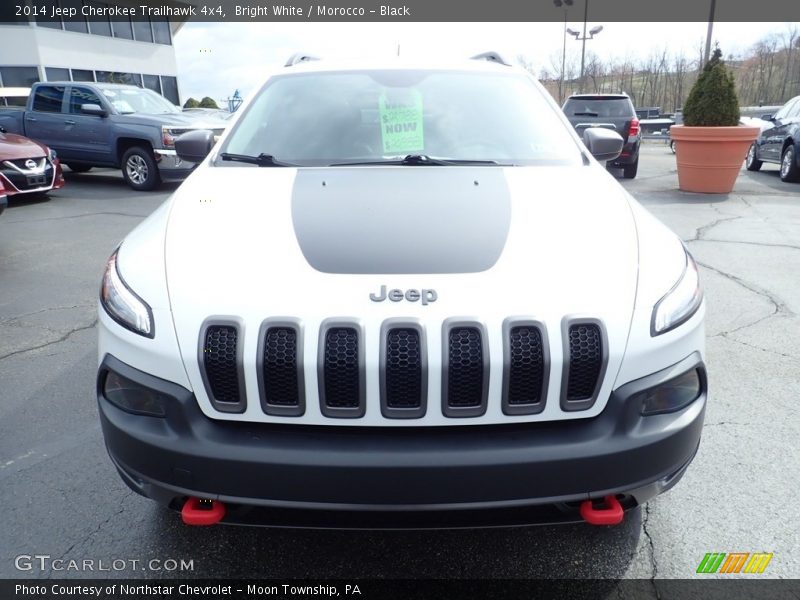 Bright White / Morocco - Black 2014 Jeep Cherokee Trailhawk 4x4