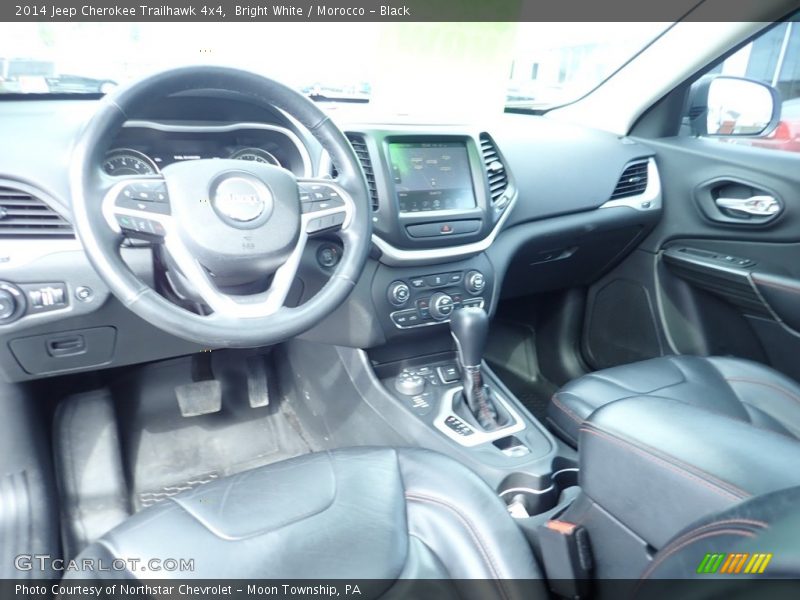 Bright White / Morocco - Black 2014 Jeep Cherokee Trailhawk 4x4