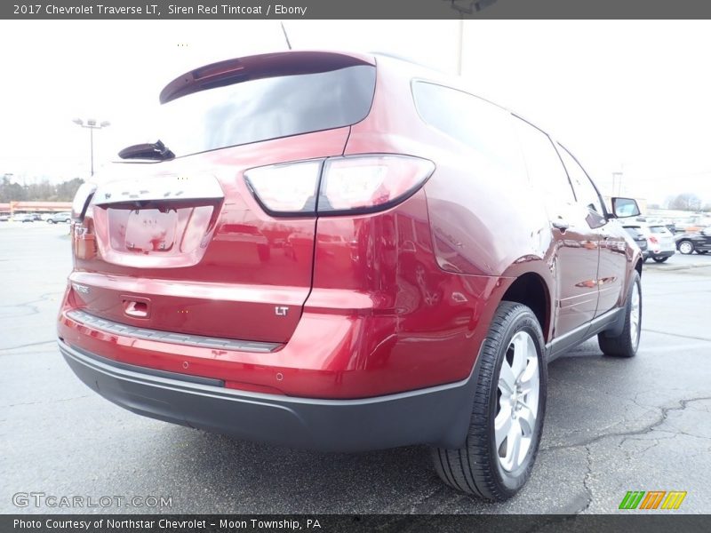 Siren Red Tintcoat / Ebony 2017 Chevrolet Traverse LT