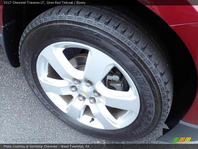 Siren Red Tintcoat / Ebony 2017 Chevrolet Traverse LT