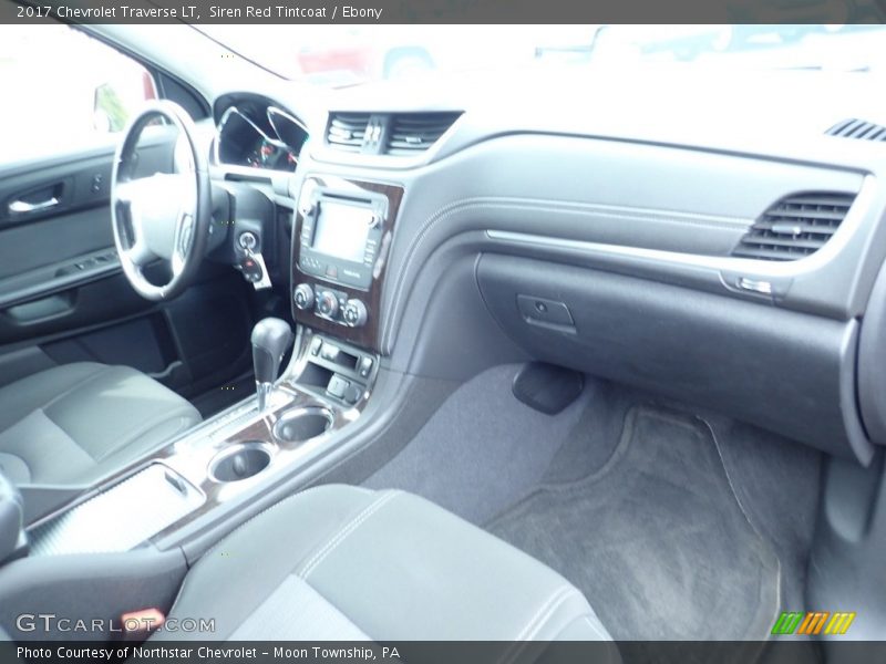 Siren Red Tintcoat / Ebony 2017 Chevrolet Traverse LT