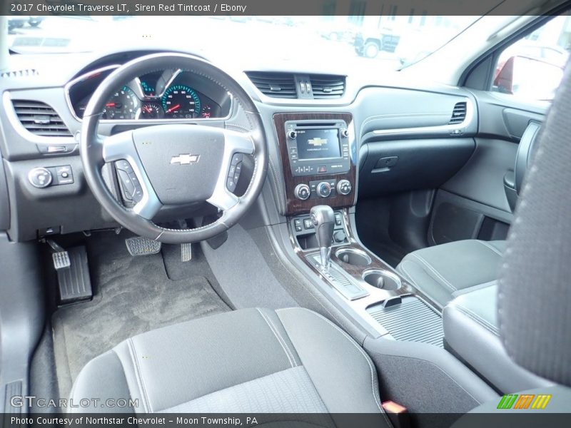 Siren Red Tintcoat / Ebony 2017 Chevrolet Traverse LT