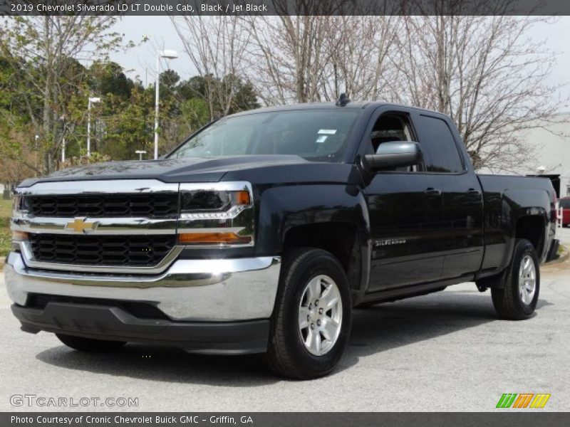 Black / Jet Black 2019 Chevrolet Silverado LD LT Double Cab