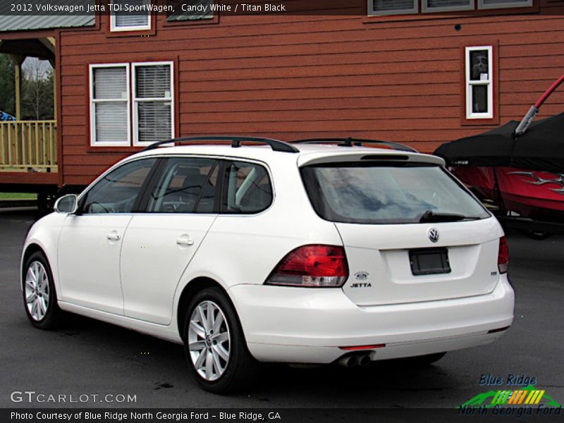Candy White / Titan Black 2012 Volkswagen Jetta TDI SportWagen