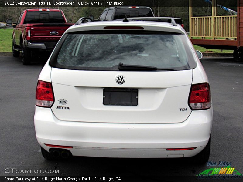Candy White / Titan Black 2012 Volkswagen Jetta TDI SportWagen