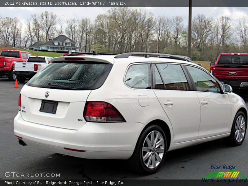 Candy White / Titan Black 2012 Volkswagen Jetta TDI SportWagen