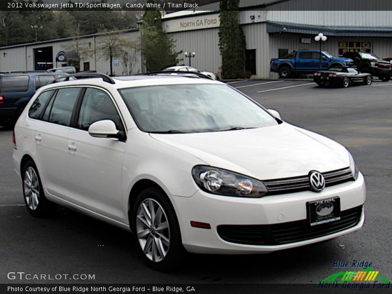 Candy White / Titan Black 2012 Volkswagen Jetta TDI SportWagen