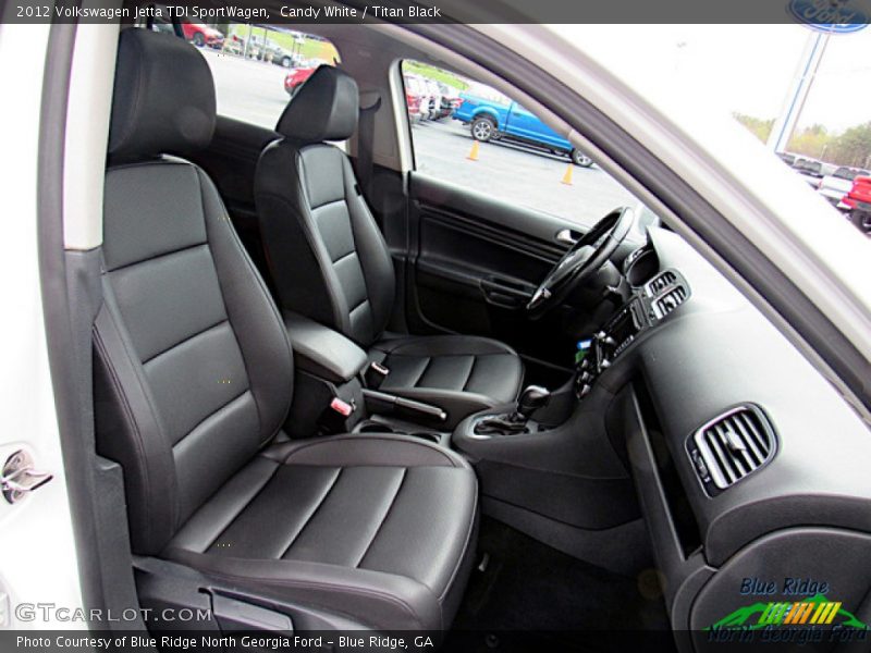Candy White / Titan Black 2012 Volkswagen Jetta TDI SportWagen