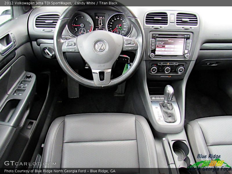 Candy White / Titan Black 2012 Volkswagen Jetta TDI SportWagen