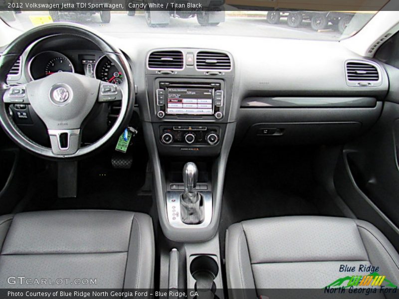 Candy White / Titan Black 2012 Volkswagen Jetta TDI SportWagen