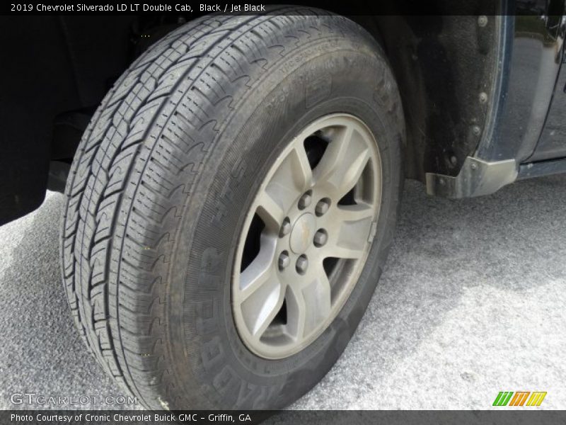 Black / Jet Black 2019 Chevrolet Silverado LD LT Double Cab