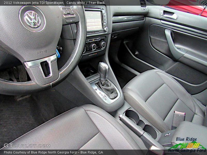 Candy White / Titan Black 2012 Volkswagen Jetta TDI SportWagen