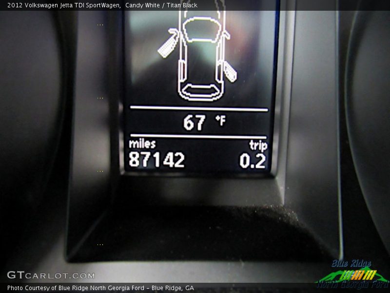 Candy White / Titan Black 2012 Volkswagen Jetta TDI SportWagen