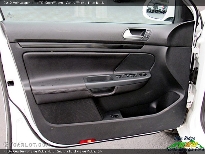 Candy White / Titan Black 2012 Volkswagen Jetta TDI SportWagen