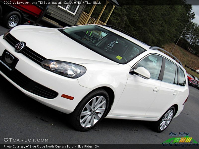 Candy White / Titan Black 2012 Volkswagen Jetta TDI SportWagen