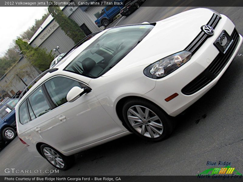Candy White / Titan Black 2012 Volkswagen Jetta TDI SportWagen