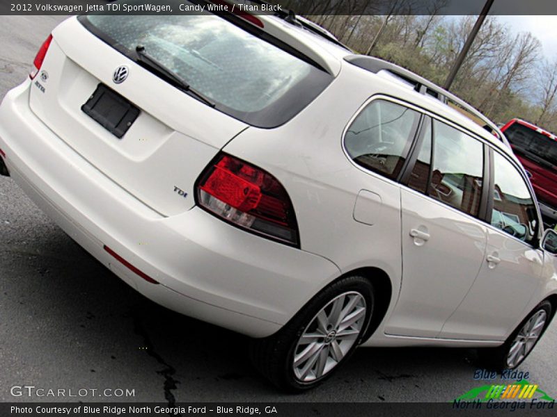 Candy White / Titan Black 2012 Volkswagen Jetta TDI SportWagen