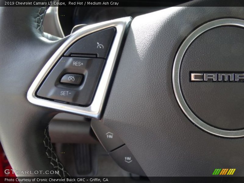 Red Hot / Medium Ash Gray 2019 Chevrolet Camaro LT Coupe