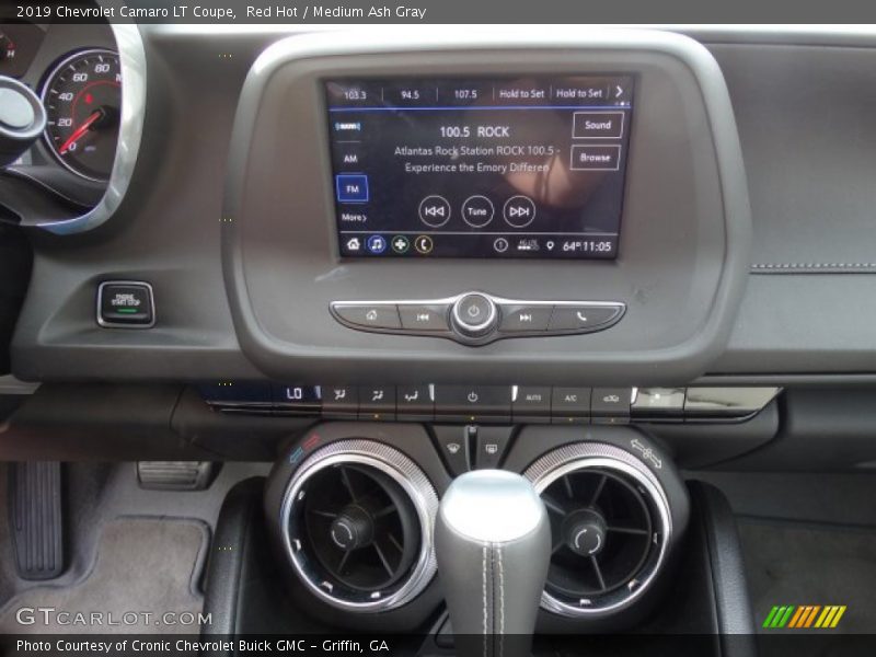 Red Hot / Medium Ash Gray 2019 Chevrolet Camaro LT Coupe