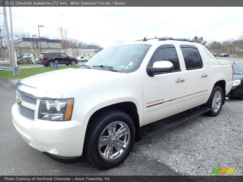 White Diamond Tricoat / Ebony 2012 Chevrolet Avalanche LTZ 4x4