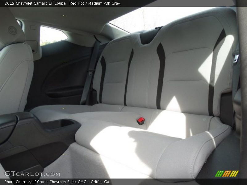 Red Hot / Medium Ash Gray 2019 Chevrolet Camaro LT Coupe