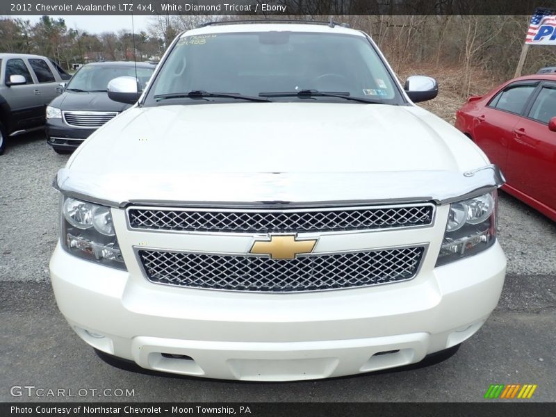 White Diamond Tricoat / Ebony 2012 Chevrolet Avalanche LTZ 4x4