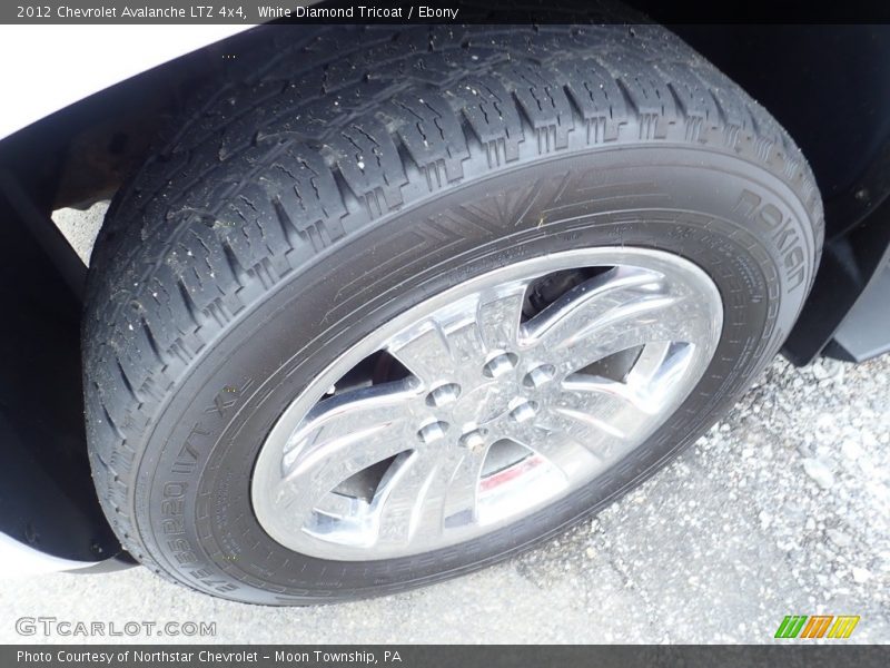 White Diamond Tricoat / Ebony 2012 Chevrolet Avalanche LTZ 4x4