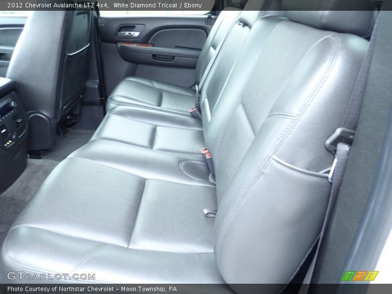 White Diamond Tricoat / Ebony 2012 Chevrolet Avalanche LTZ 4x4
