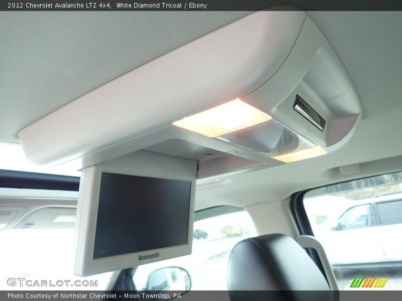 White Diamond Tricoat / Ebony 2012 Chevrolet Avalanche LTZ 4x4