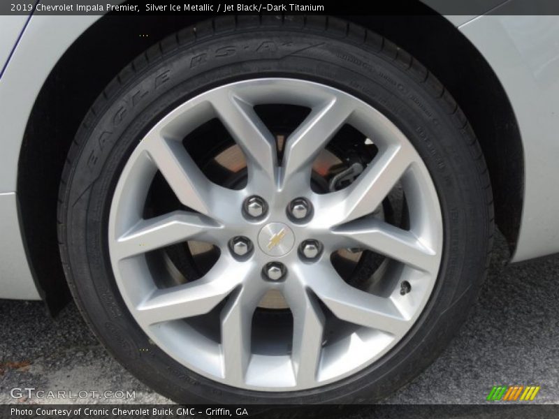 Silver Ice Metallic / Jet Black/­Dark Titanium 2019 Chevrolet Impala Premier