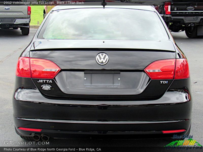 Black / Titan Black 2012 Volkswagen Jetta TDI Sedan