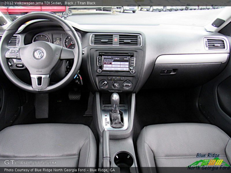 Black / Titan Black 2012 Volkswagen Jetta TDI Sedan