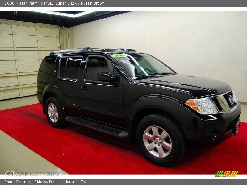 Super Black / Russet Brown 2008 Nissan Pathfinder SE