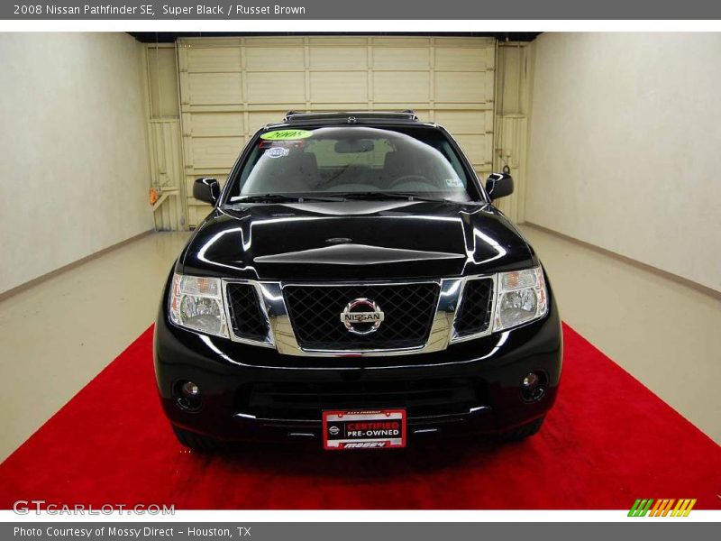 Super Black / Russet Brown 2008 Nissan Pathfinder SE
