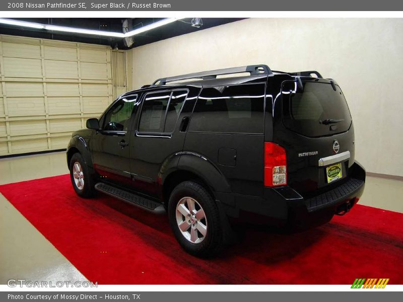 Super Black / Russet Brown 2008 Nissan Pathfinder SE