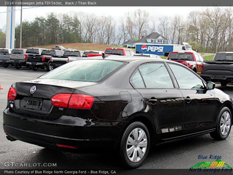 Black / Titan Black 2014 Volkswagen Jetta TDI Sedan