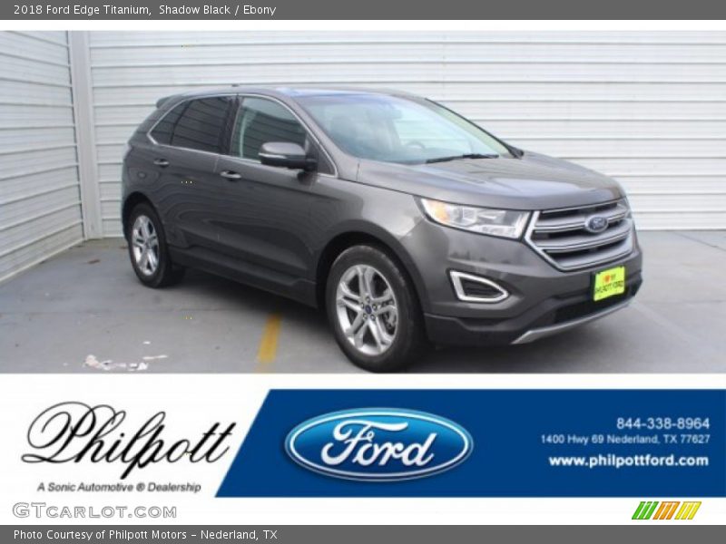 Shadow Black / Ebony 2018 Ford Edge Titanium