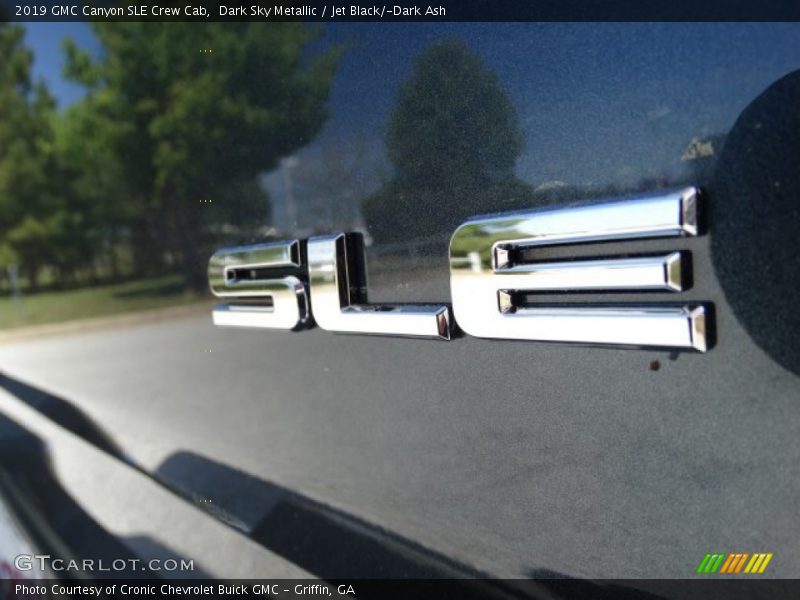 Dark Sky Metallic / Jet Black/­Dark Ash 2019 GMC Canyon SLE Crew Cab