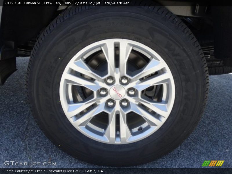 Dark Sky Metallic / Jet Black/­Dark Ash 2019 GMC Canyon SLE Crew Cab