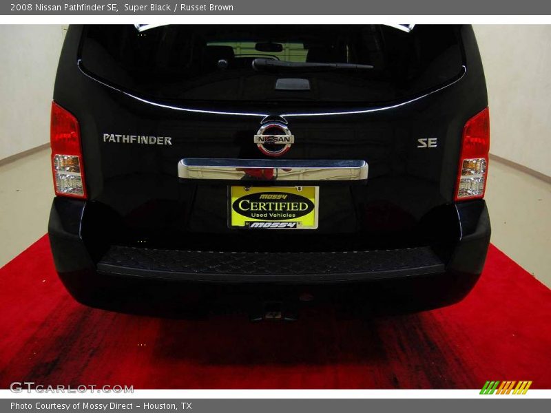 Super Black / Russet Brown 2008 Nissan Pathfinder SE