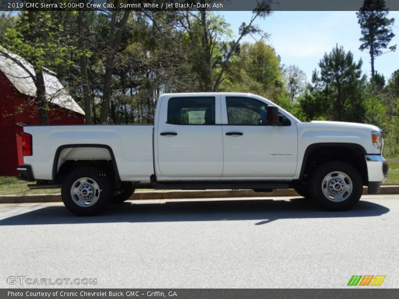 Summit White / Jet Black/­Dark Ash 2019 GMC Sierra 2500HD Crew Cab