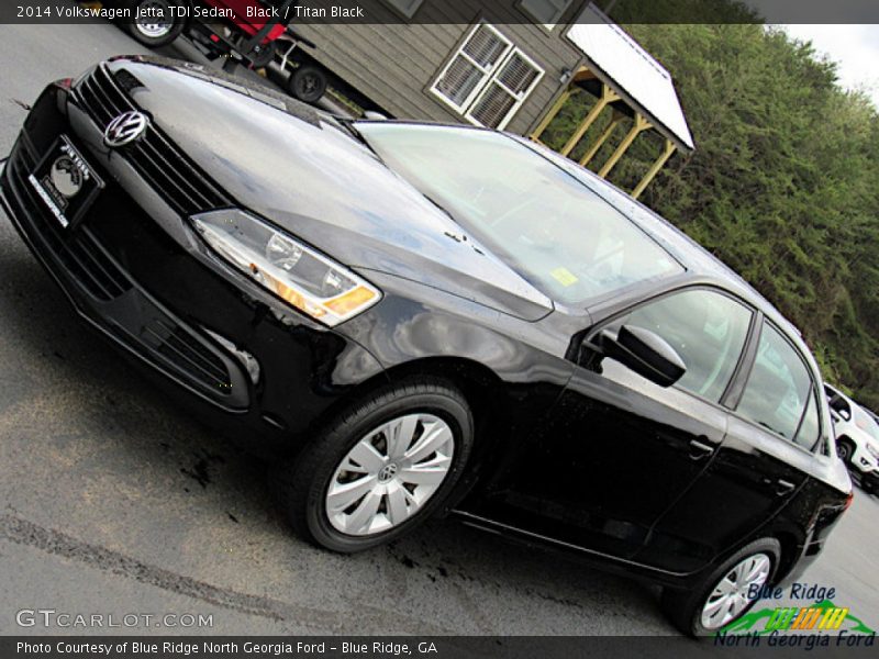 Black / Titan Black 2014 Volkswagen Jetta TDI Sedan