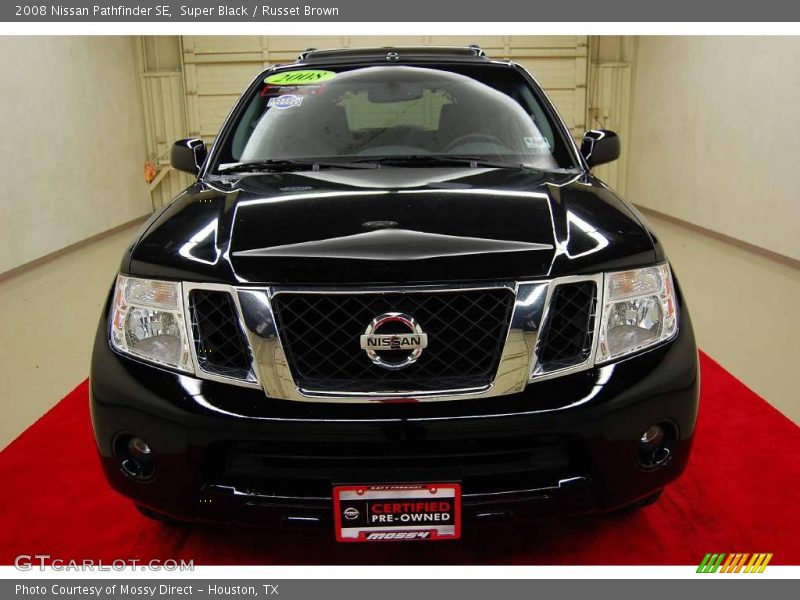 Super Black / Russet Brown 2008 Nissan Pathfinder SE