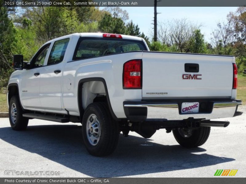 Summit White / Jet Black/­Dark Ash 2019 GMC Sierra 2500HD Crew Cab