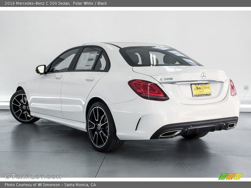 Polar White / Black 2019 Mercedes-Benz C 300 Sedan