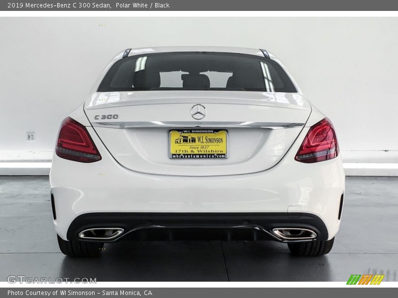 Polar White / Black 2019 Mercedes-Benz C 300 Sedan