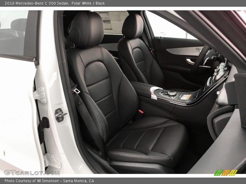 Polar White / Black 2019 Mercedes-Benz C 300 Sedan