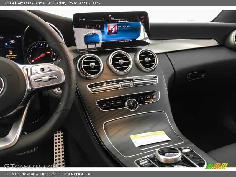 Polar White / Black 2019 Mercedes-Benz C 300 Sedan