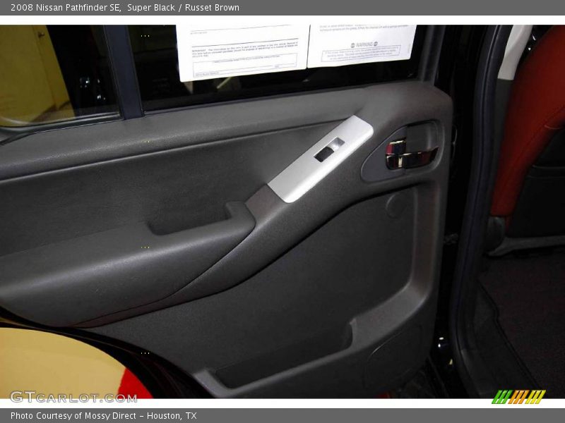 Super Black / Russet Brown 2008 Nissan Pathfinder SE